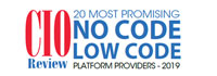 Top 20 No Code/Low Code Platform Solution Companies - 2019